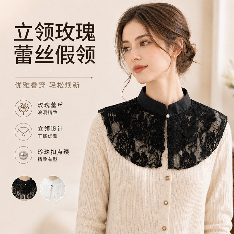 Eleganter Spitzen-Blumen-Falsc – Shirts Bewertung und Preis