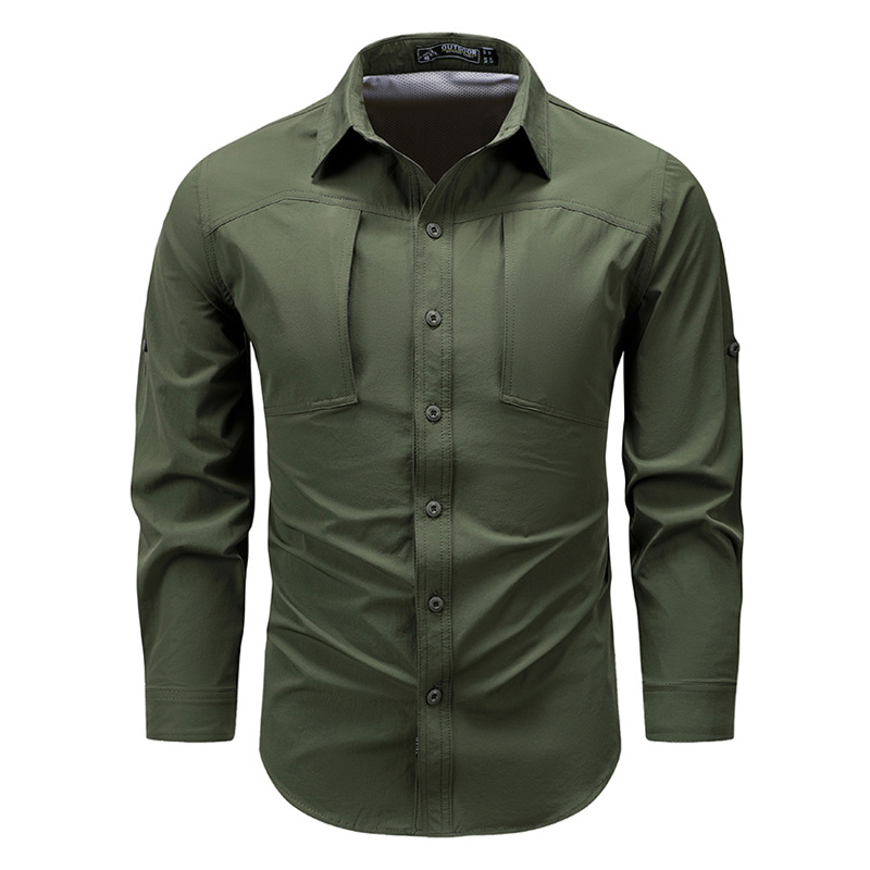 Frühling Herbst Herren Langarm – Tactical Military Shirt Cargo Bewertung und Preis