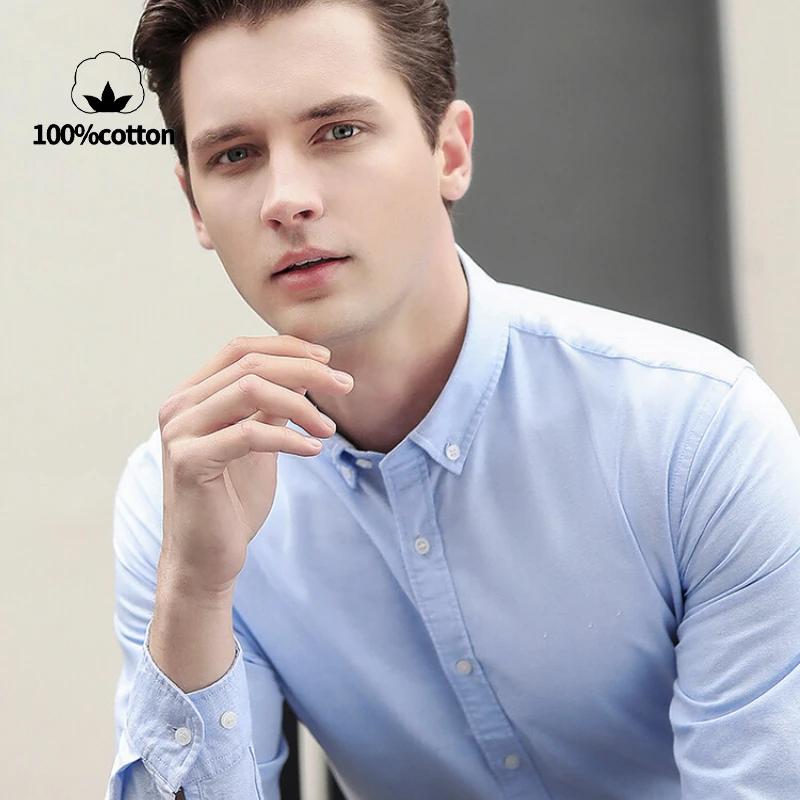 Neues Herren Oxford-Hemd 76% B – Oxford Cotton Casual Shirt Business Bewertung und Preis